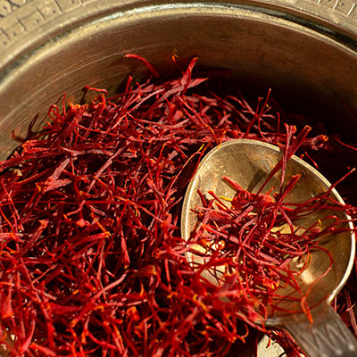 Saffron flowers